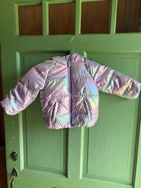 Old Navy Iridescent purple Puffer Jacket